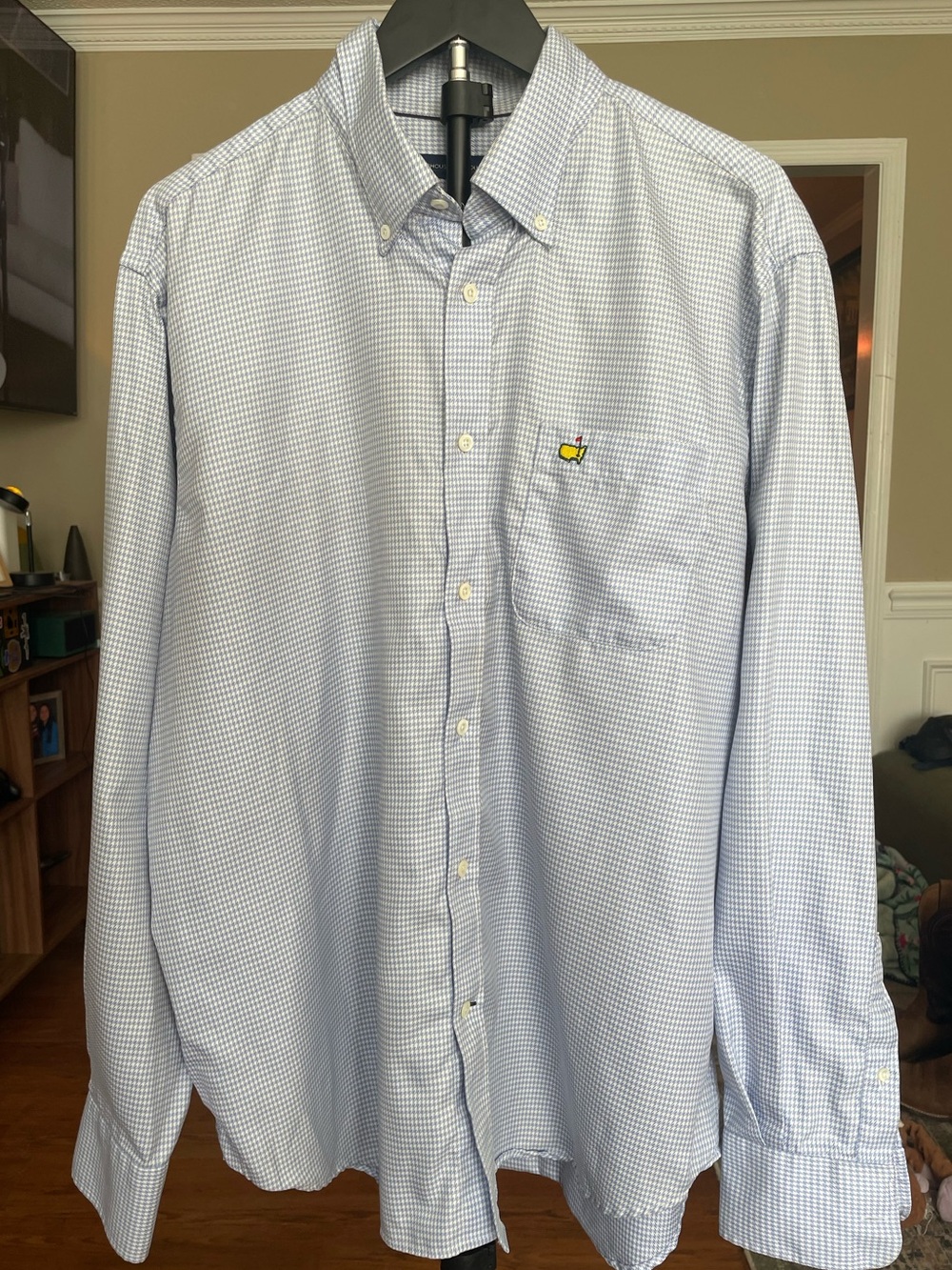 Masters‎ Clubhouse Collection Blue Plaid XL Long Sleeve Button Down
